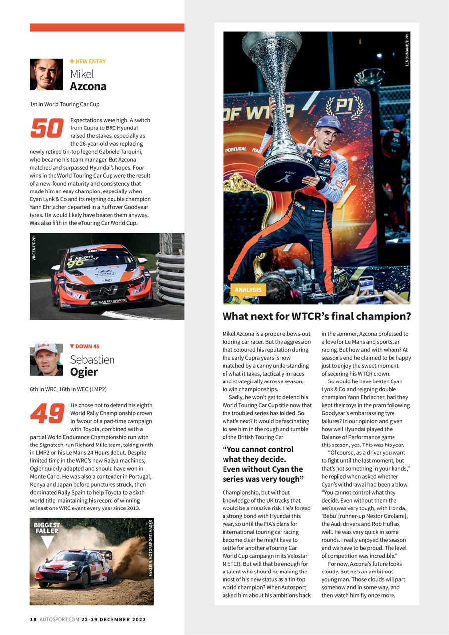 Autosport Preview Pages