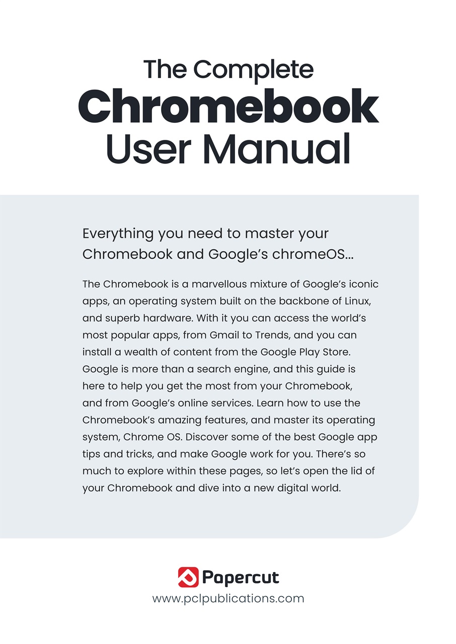 Chromebook The Complete Manual Preview Pages