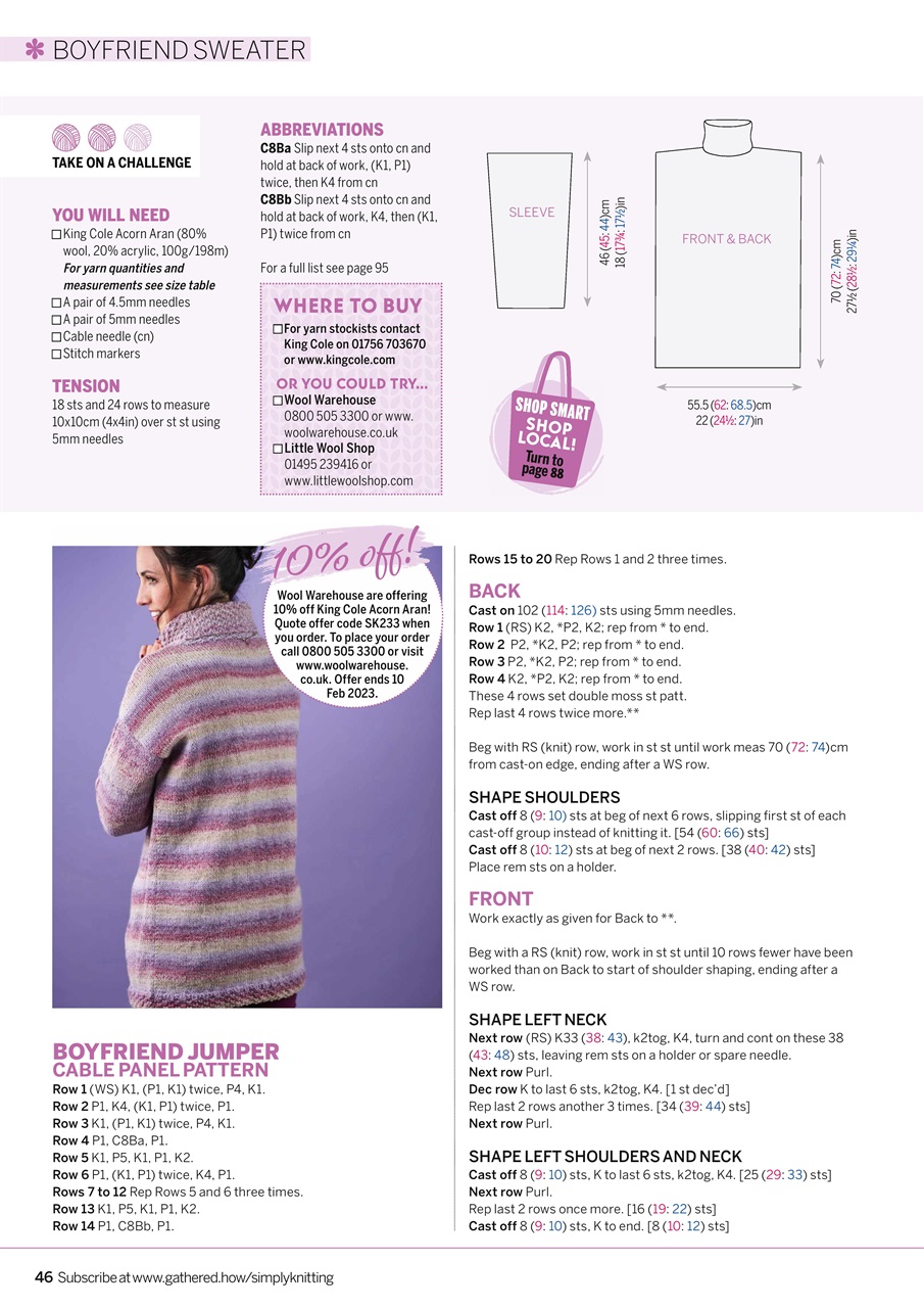 Simply Knitting Preview Pages