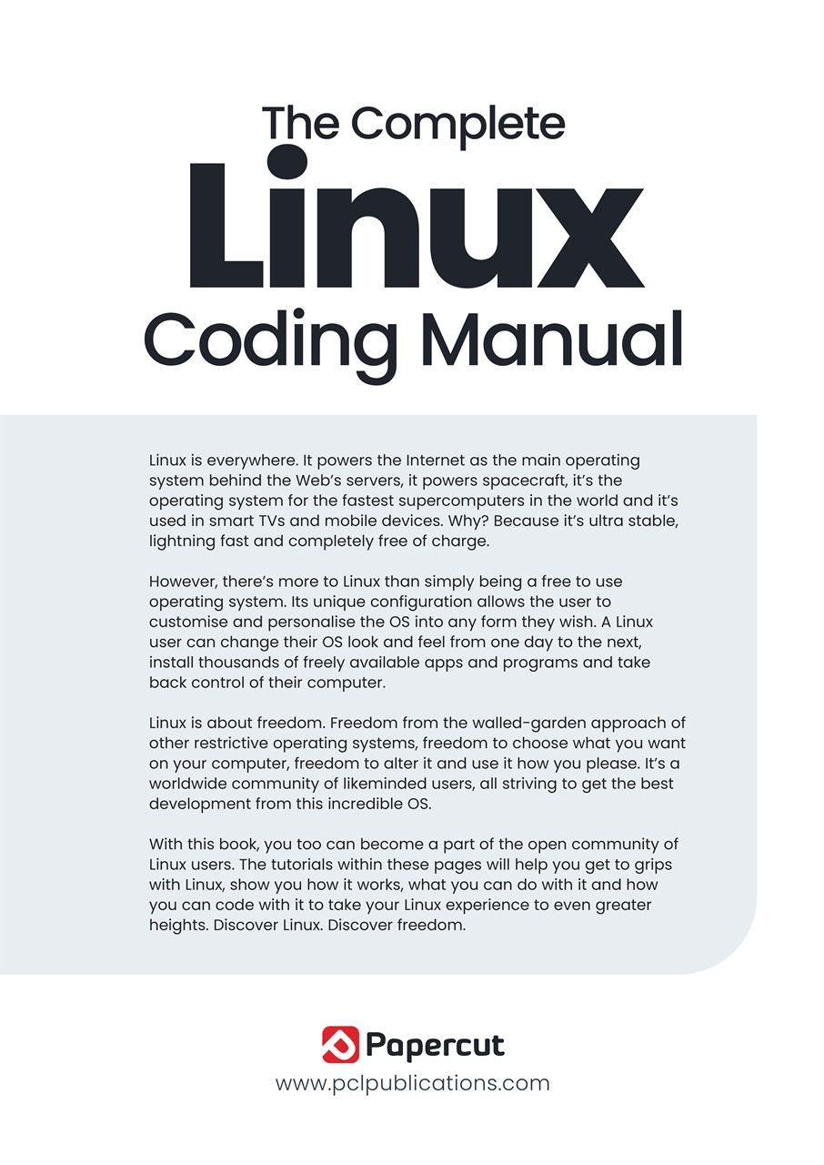 Linux Coding The Complete Manual Preview Pages