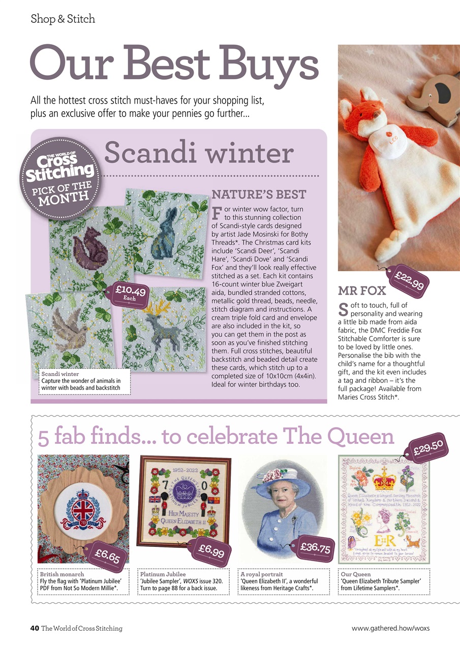 The World of Cross Stitching Preview Pages