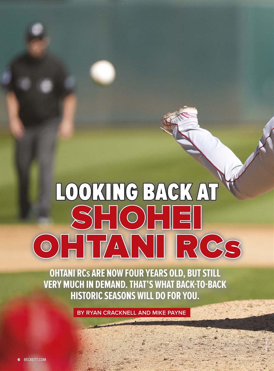 Beckett Baseball Magazine Preview Pages