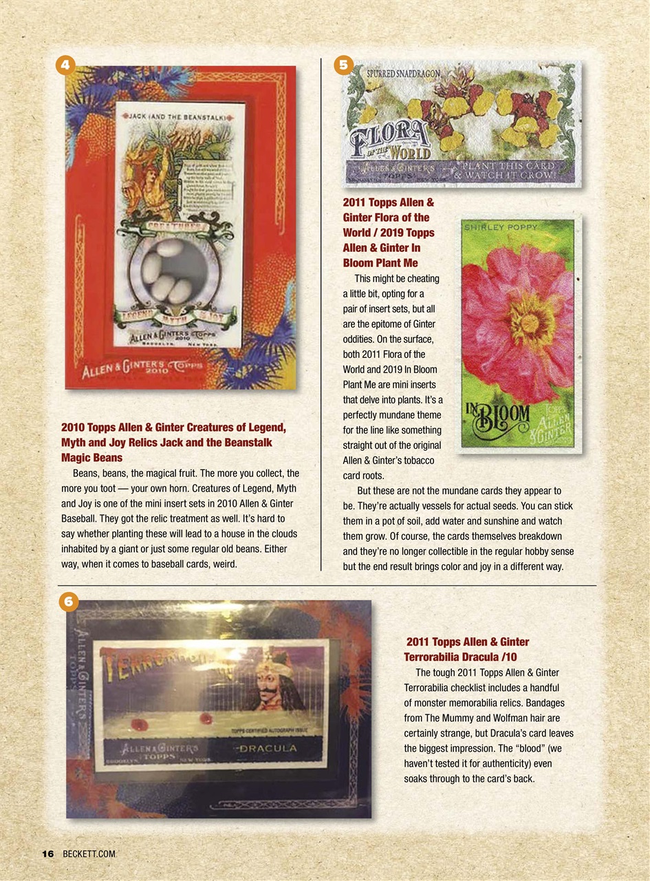 Beckett Baseball Magazine Preview Pages