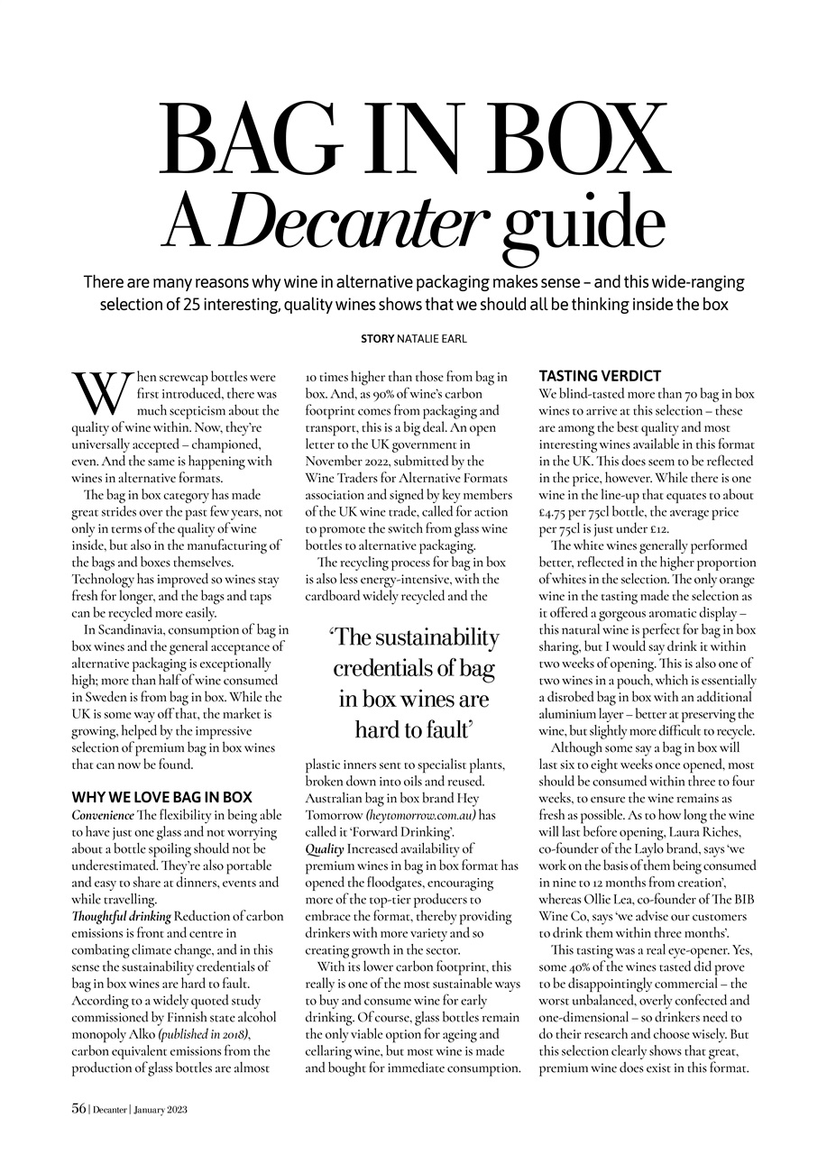 Decanter Preview Pages