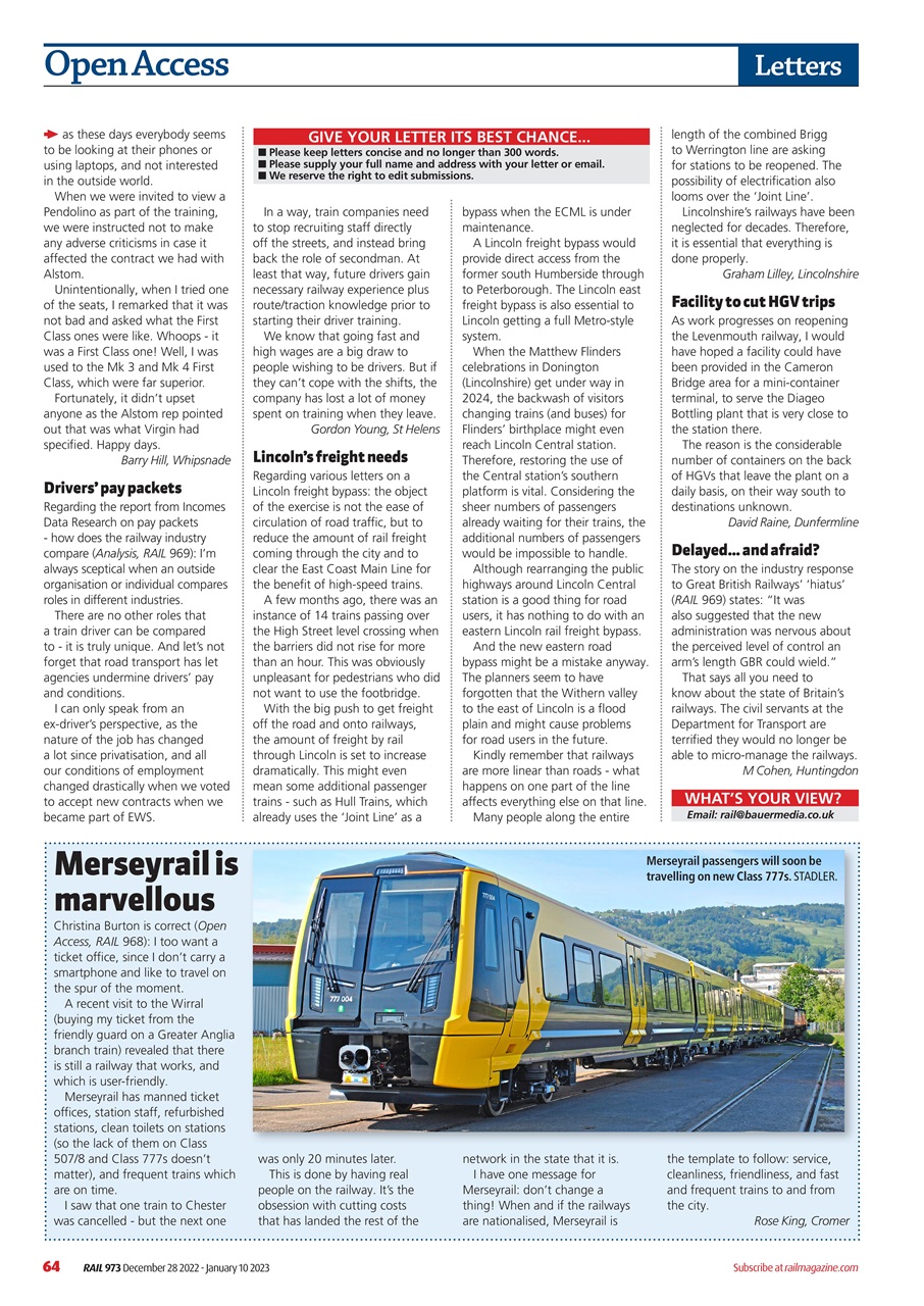 Rail Preview Pages