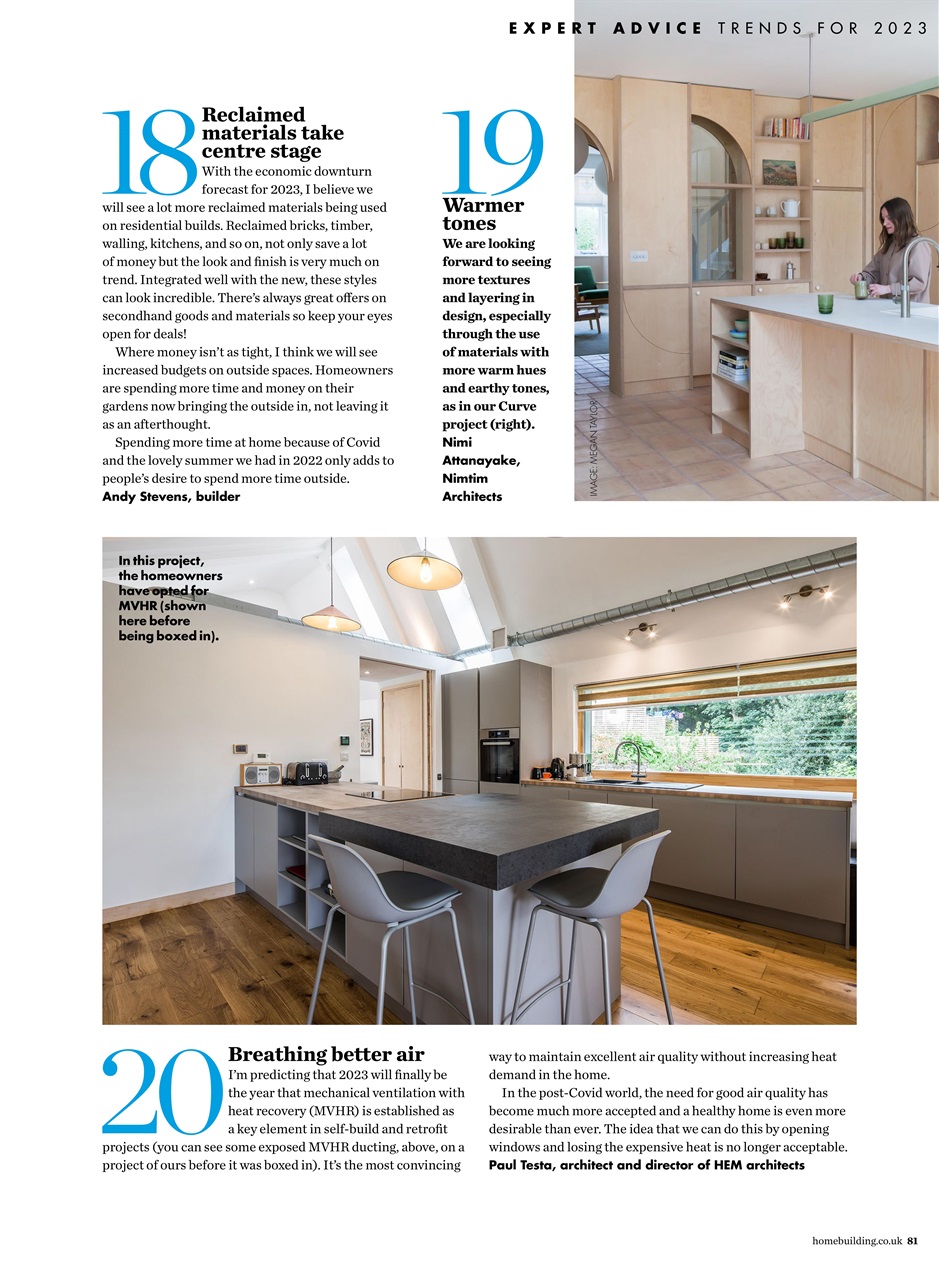 Homebuilding & Renovating Magazine Preview Pages
