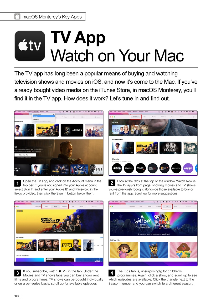 macOS Monterey The Complete Manual Preview Pages