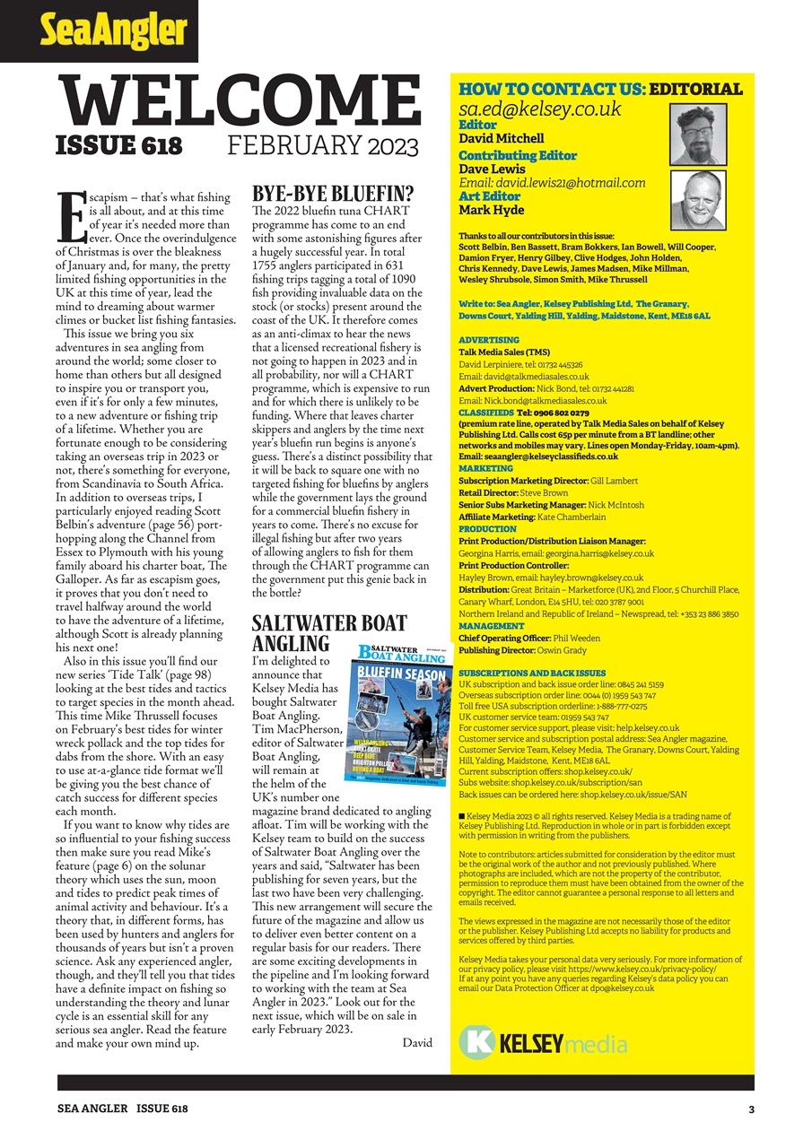 Sea Angler Preview Pages