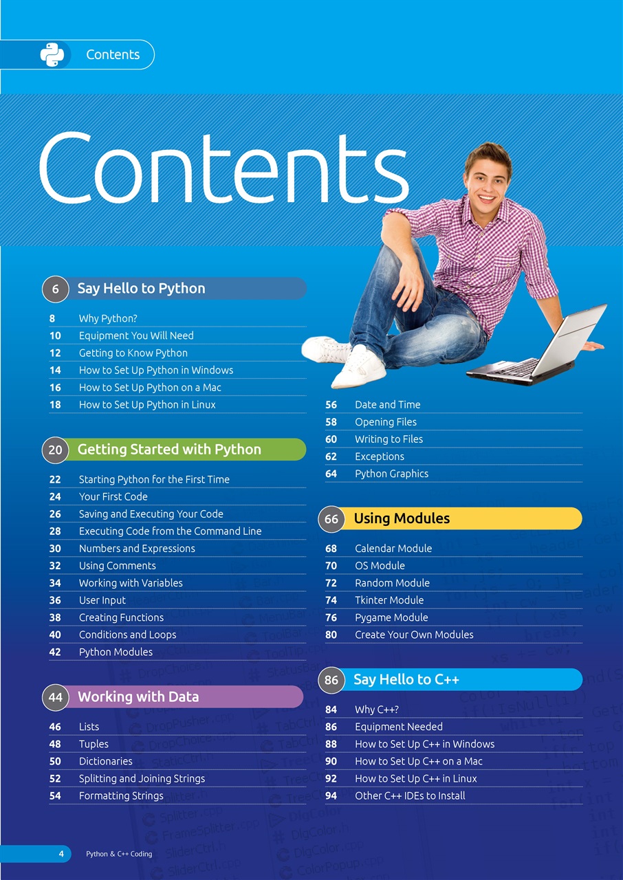 Python & C++ The Complete Manual Preview Pages