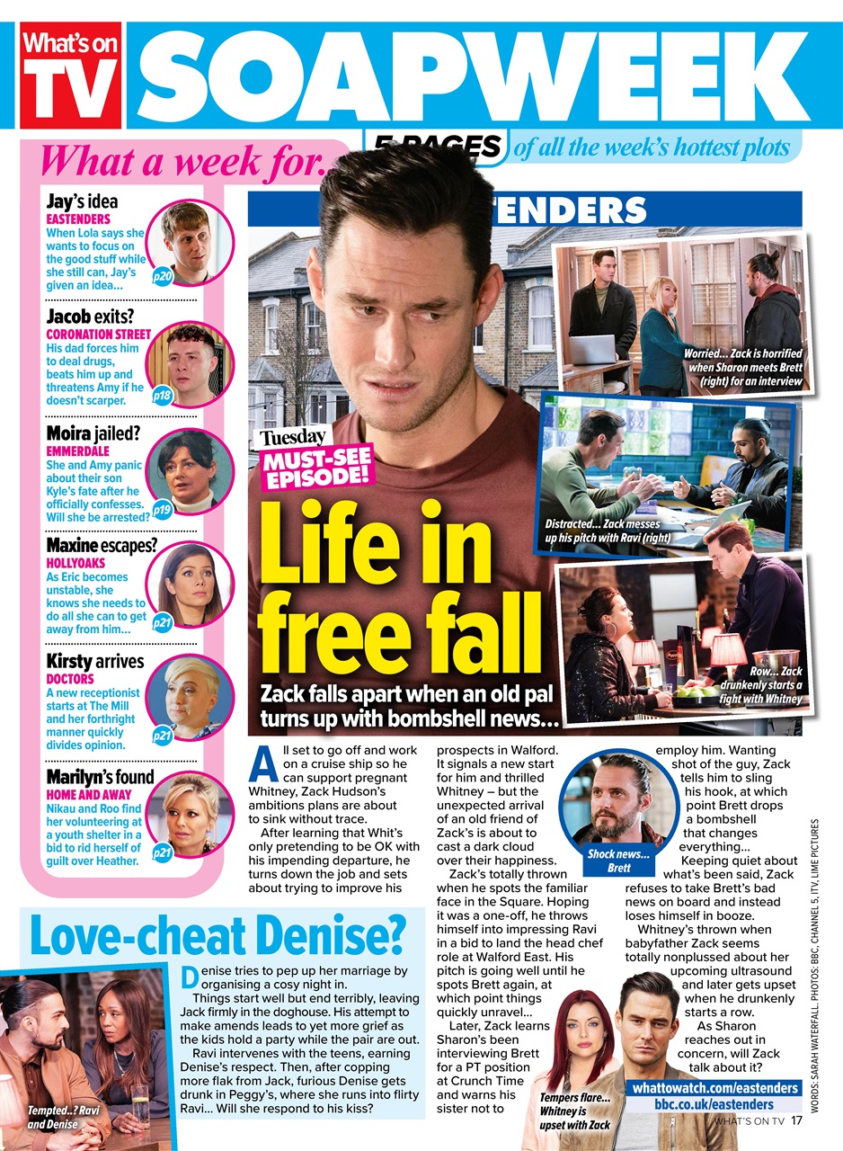 What's on TV Preview Pages