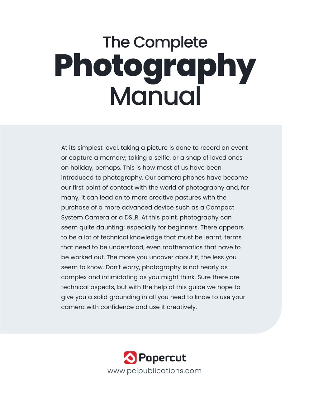 Creative Photography The Complete Manual Preview Pages