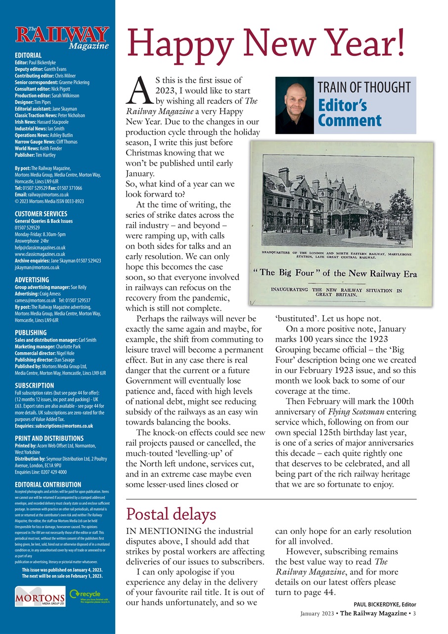 Railway Magazine Preview Pages