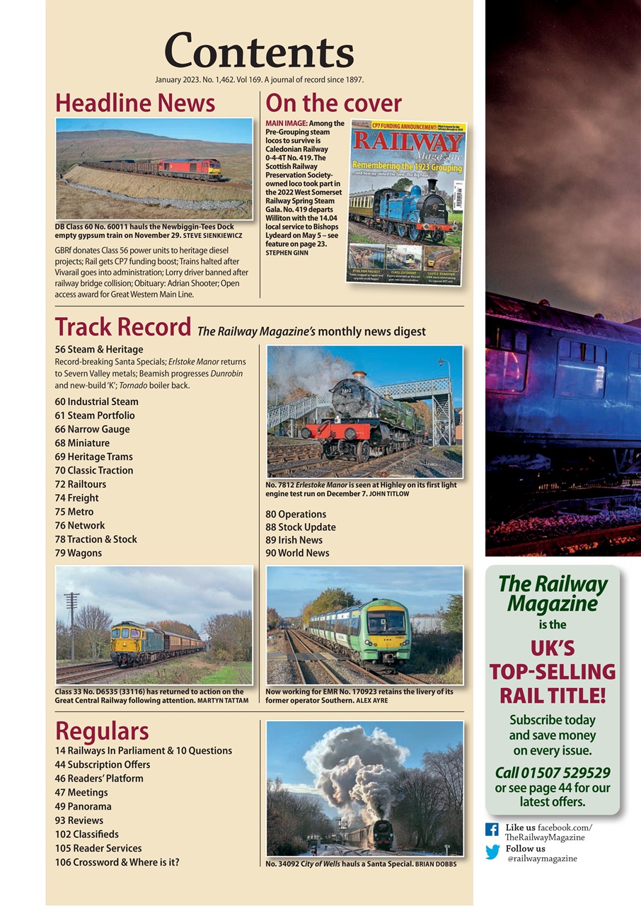 Railway Magazine Preview Pages