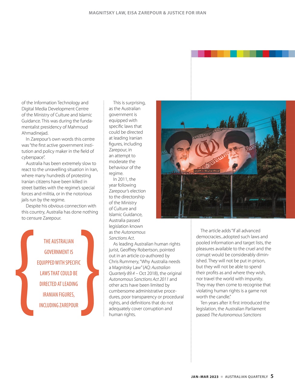 AQ: Australian Quarterly Preview Pages