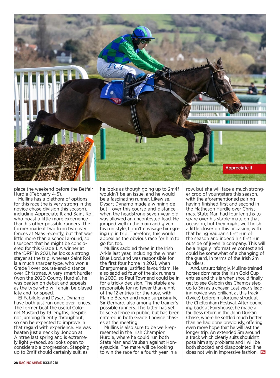 Racing Ahead Preview Pages