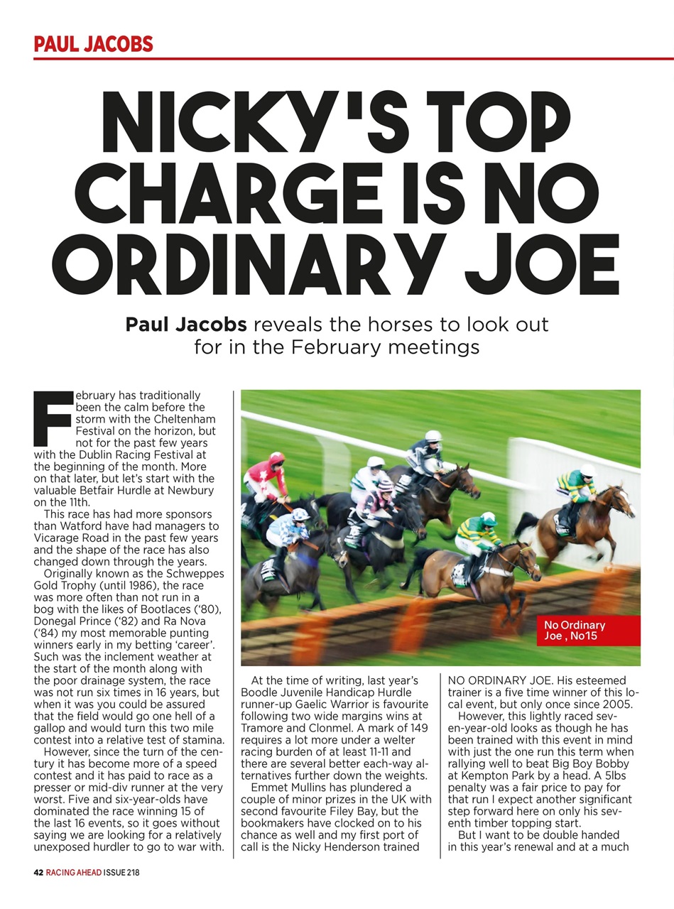 Racing Ahead Preview Pages