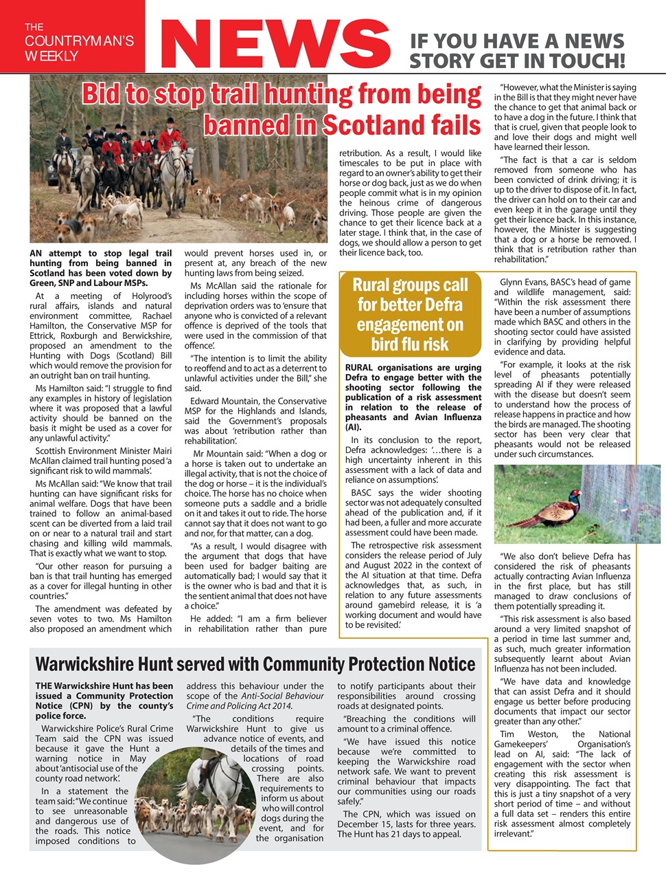 Countryman's Weekly Preview Pages