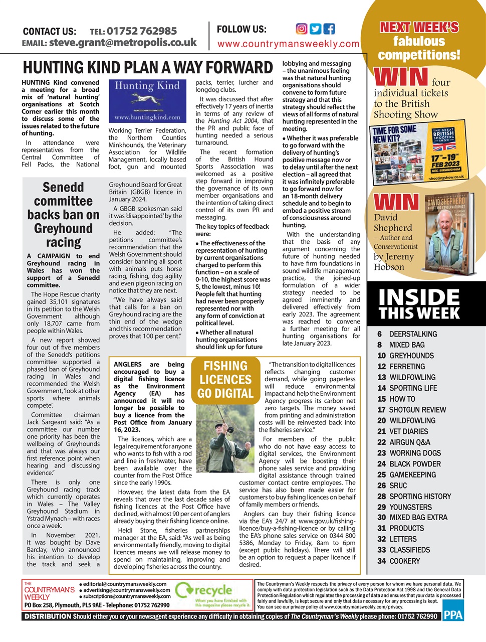 Countryman's Weekly Preview Pages
