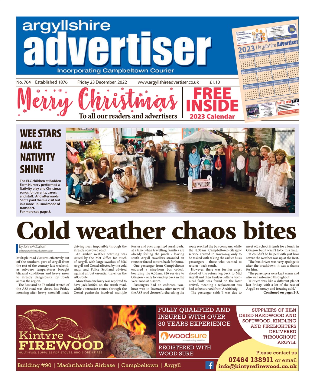 Argyllshire Advertiser Preview Pages