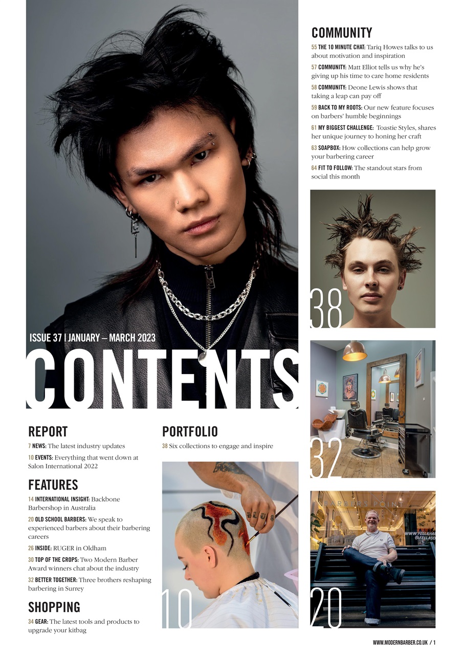 Modern Barber Preview Pages
