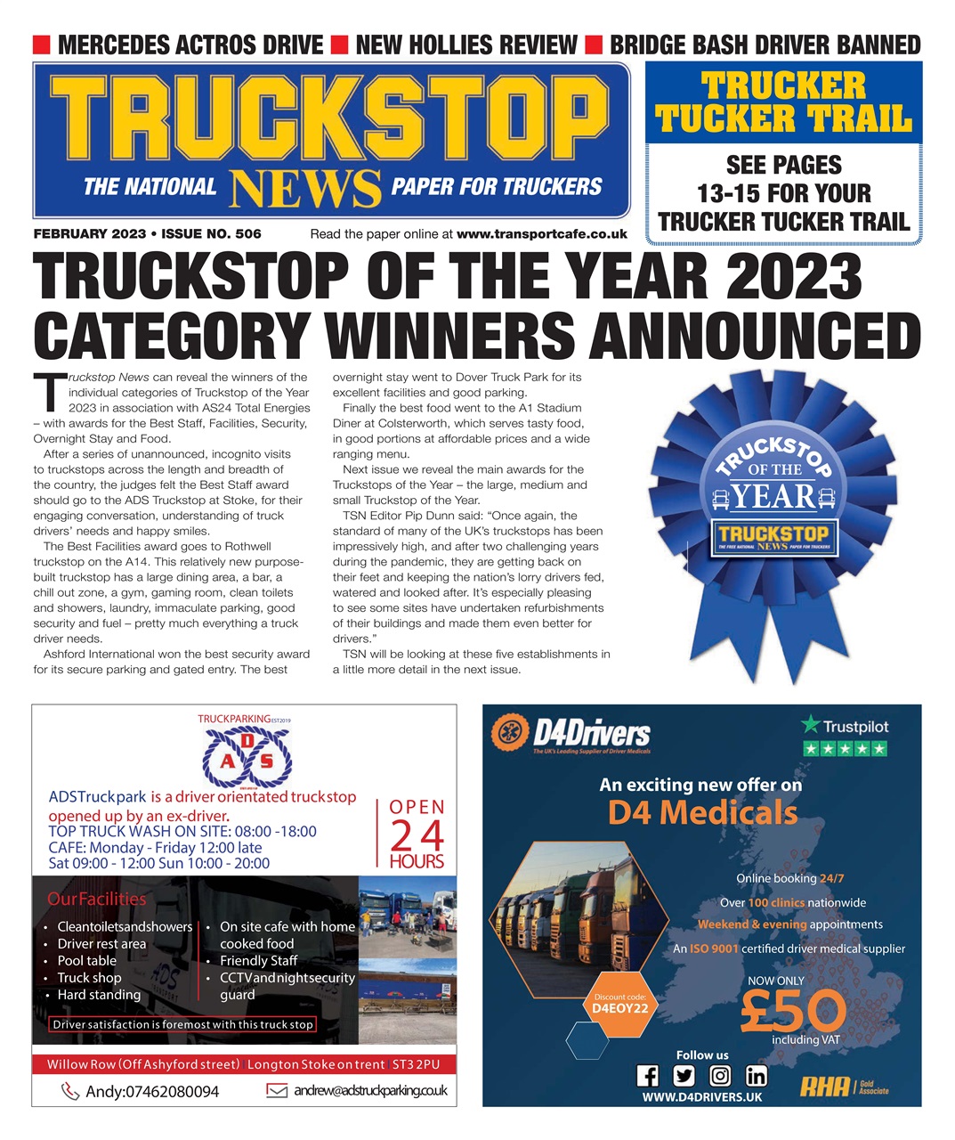 Truckstop News Preview Pages