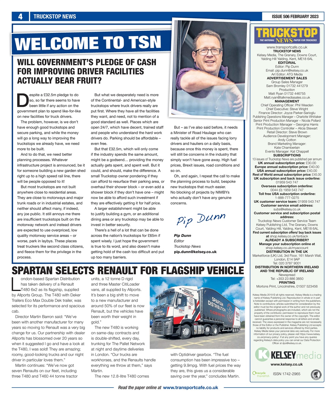 Truckstop News Preview Pages