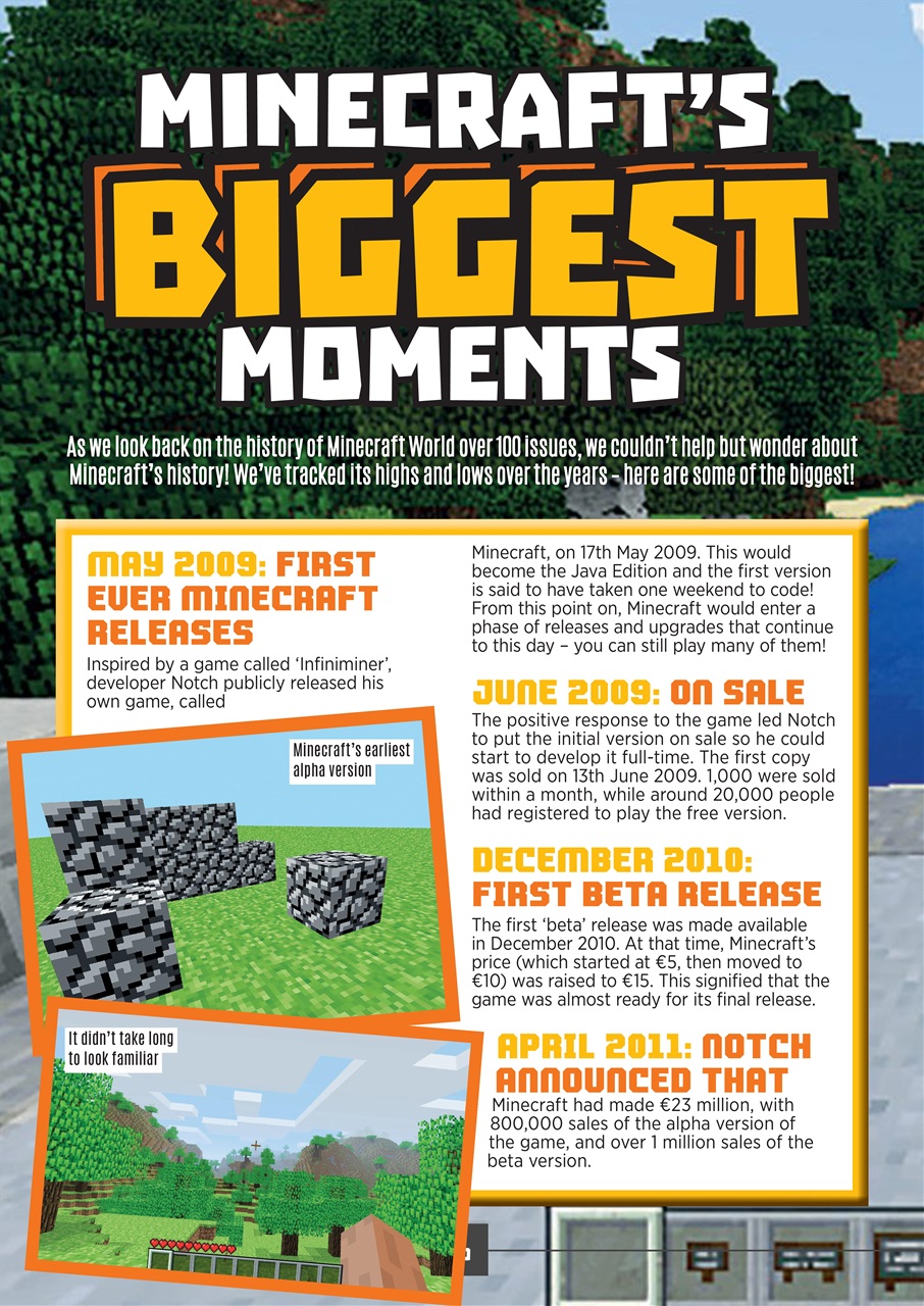 Minecraft World Preview Pages