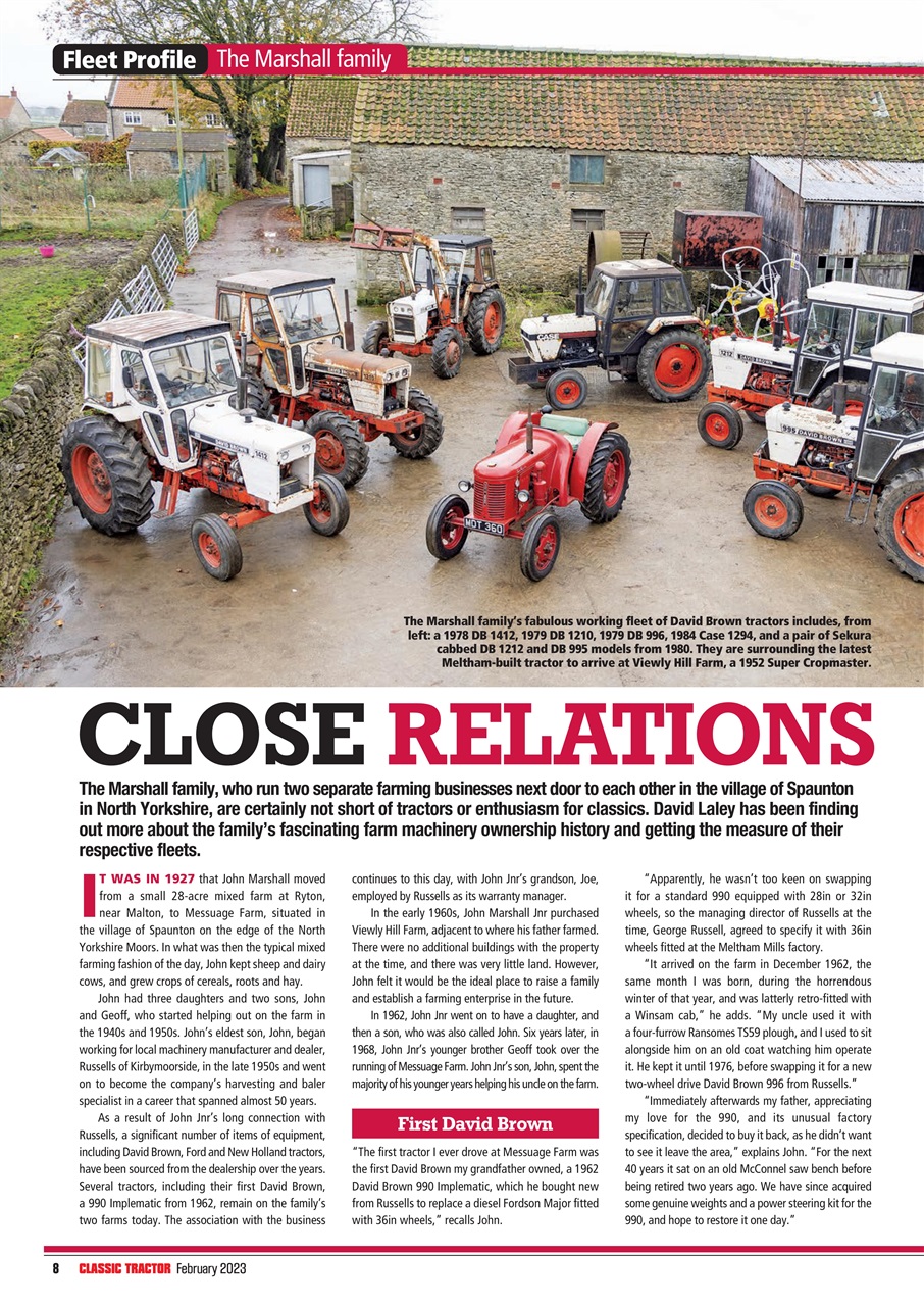 Classic Tractor Preview Pages