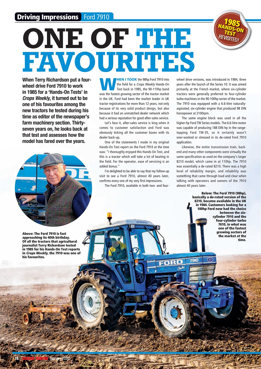 Classic Tractor Preview Pages