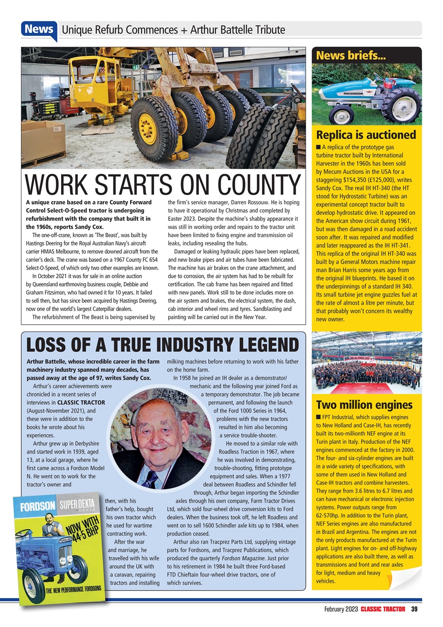 Classic Tractor Preview Pages