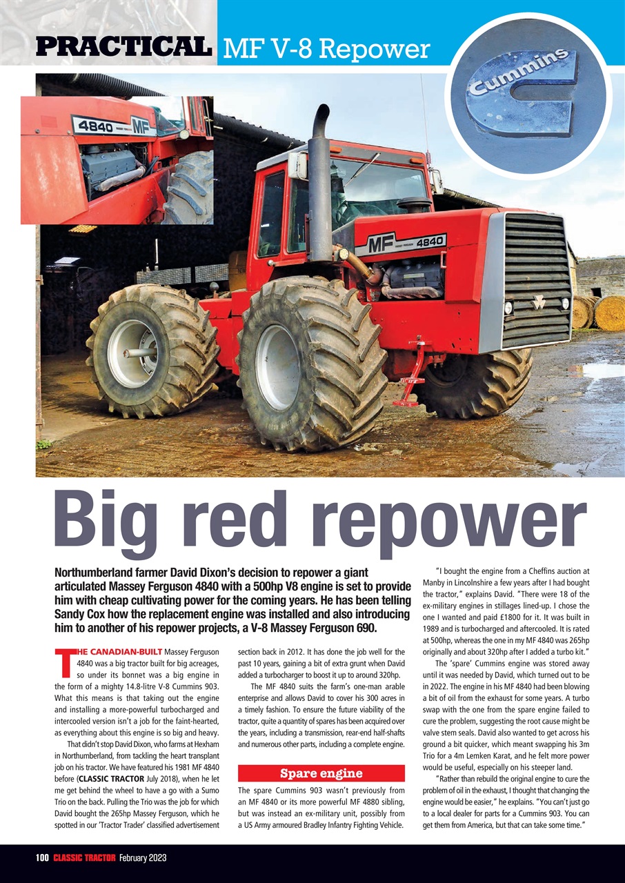 Classic Tractor Preview Pages