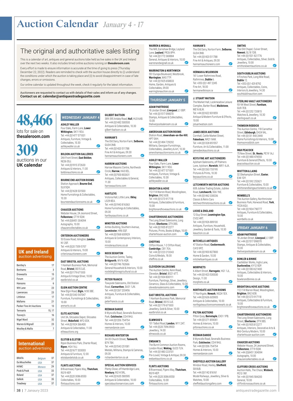 Antiques Trade Gazette Preview Pages