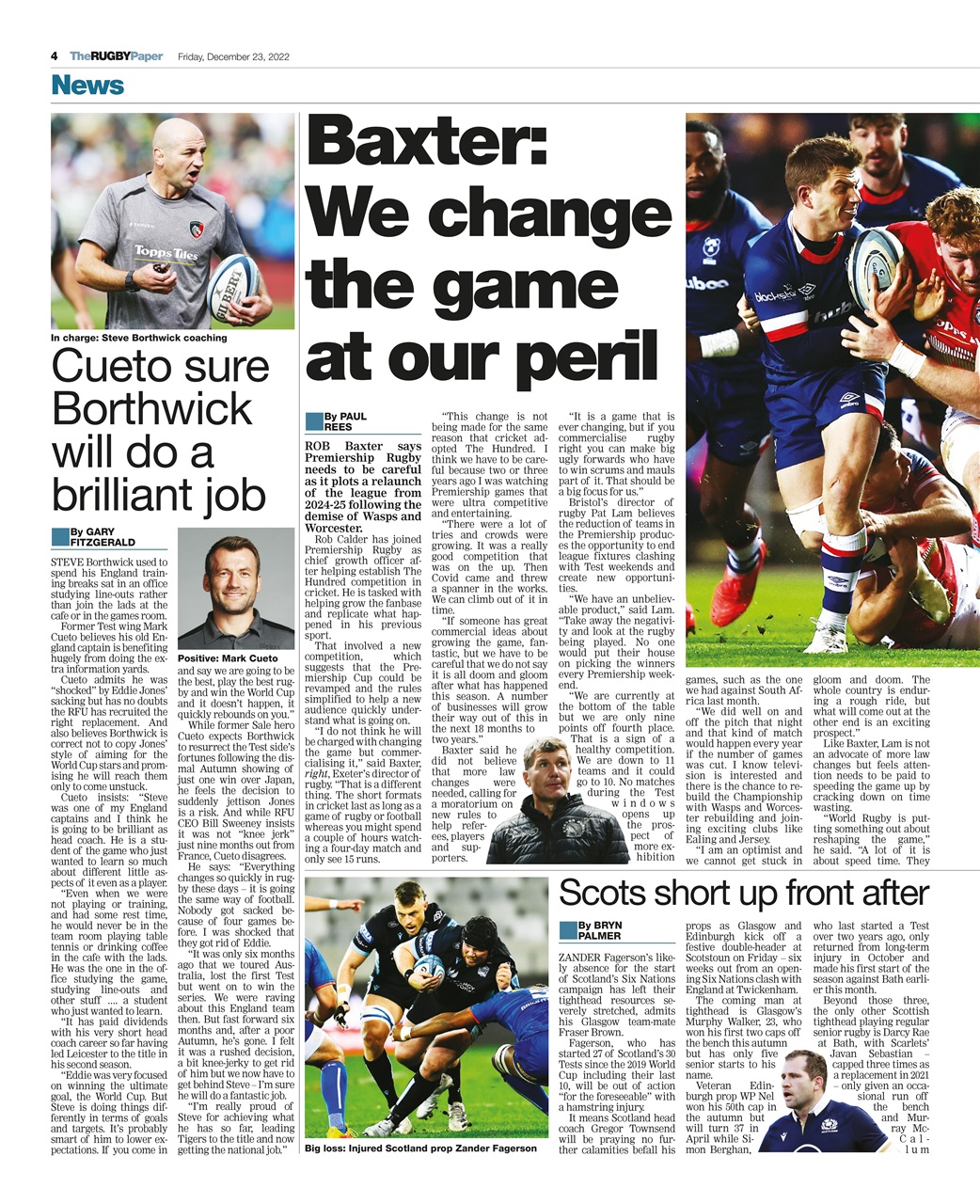 The Rugby Paper Preview Pages