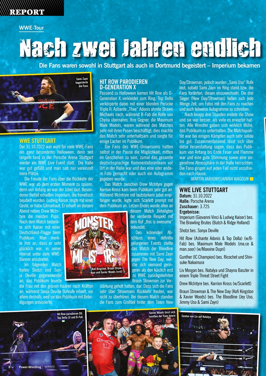 Power-Wrestling Preview Pages