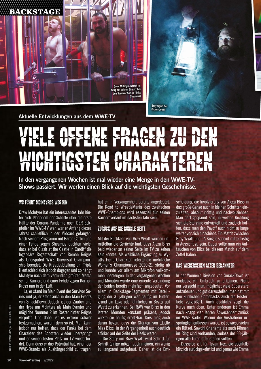 Power-Wrestling Preview Pages