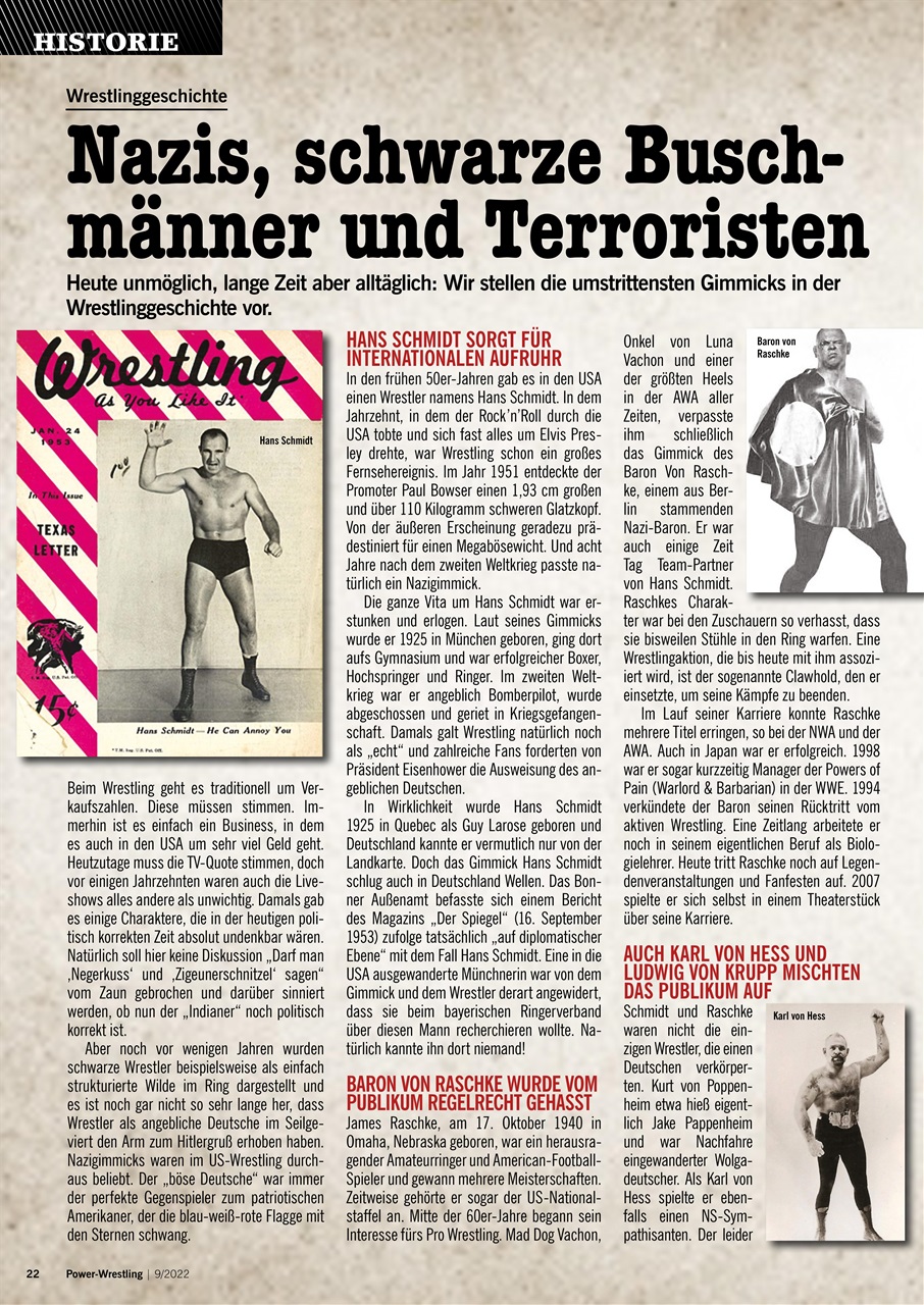 Power-Wrestling Preview Pages