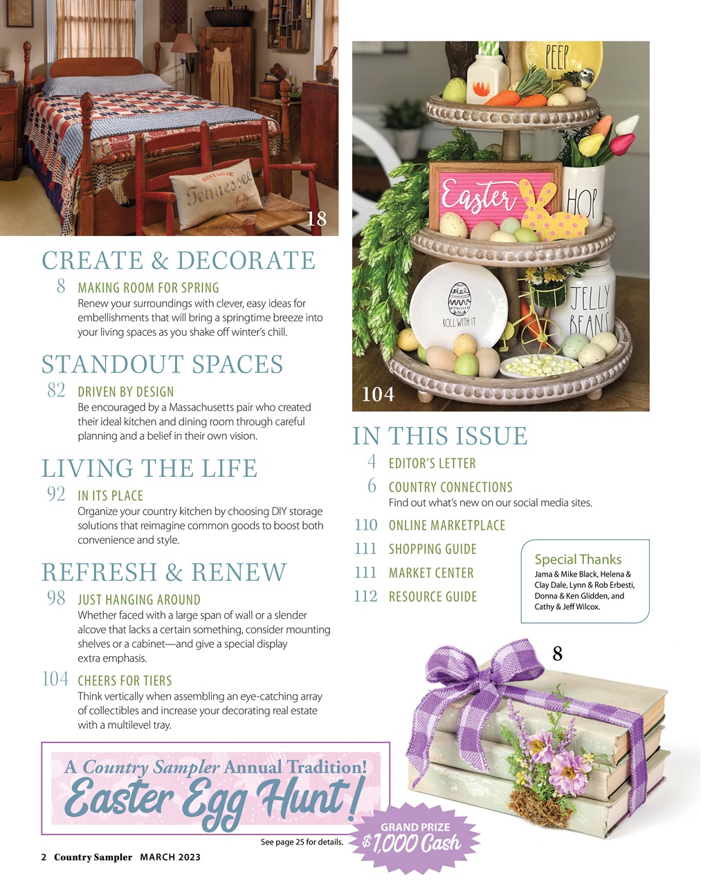 Country Sampler Home Preview Pages