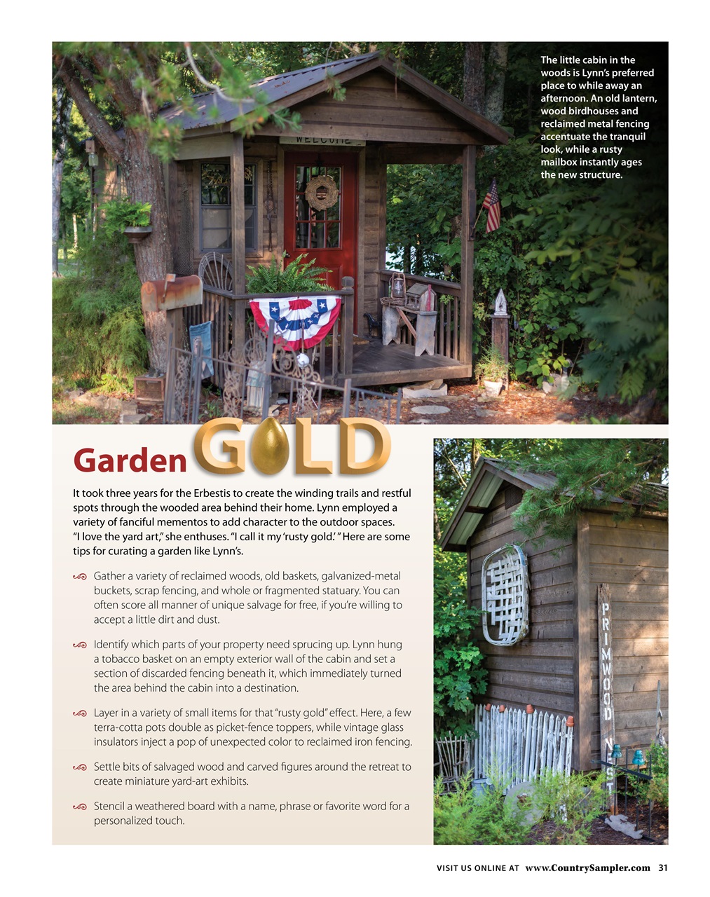 Country Sampler Home Preview Pages