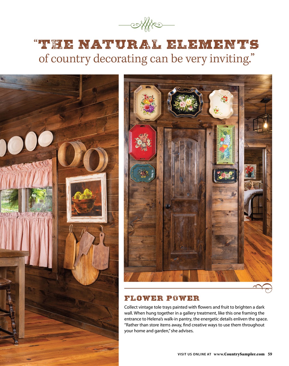 Country Sampler Home Preview Pages