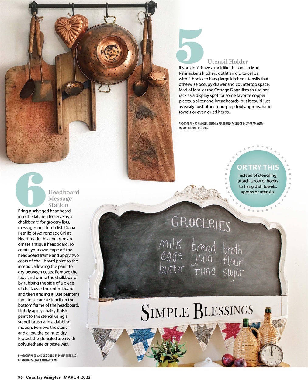 Country Sampler Home Preview Pages