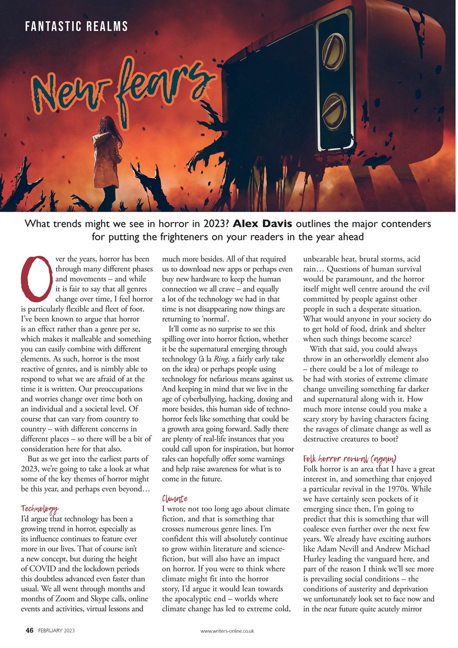 Writing Magazine Preview Pages