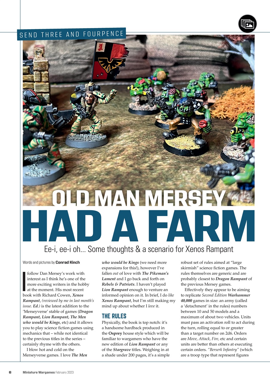 Miniature Wargames Preview Pages