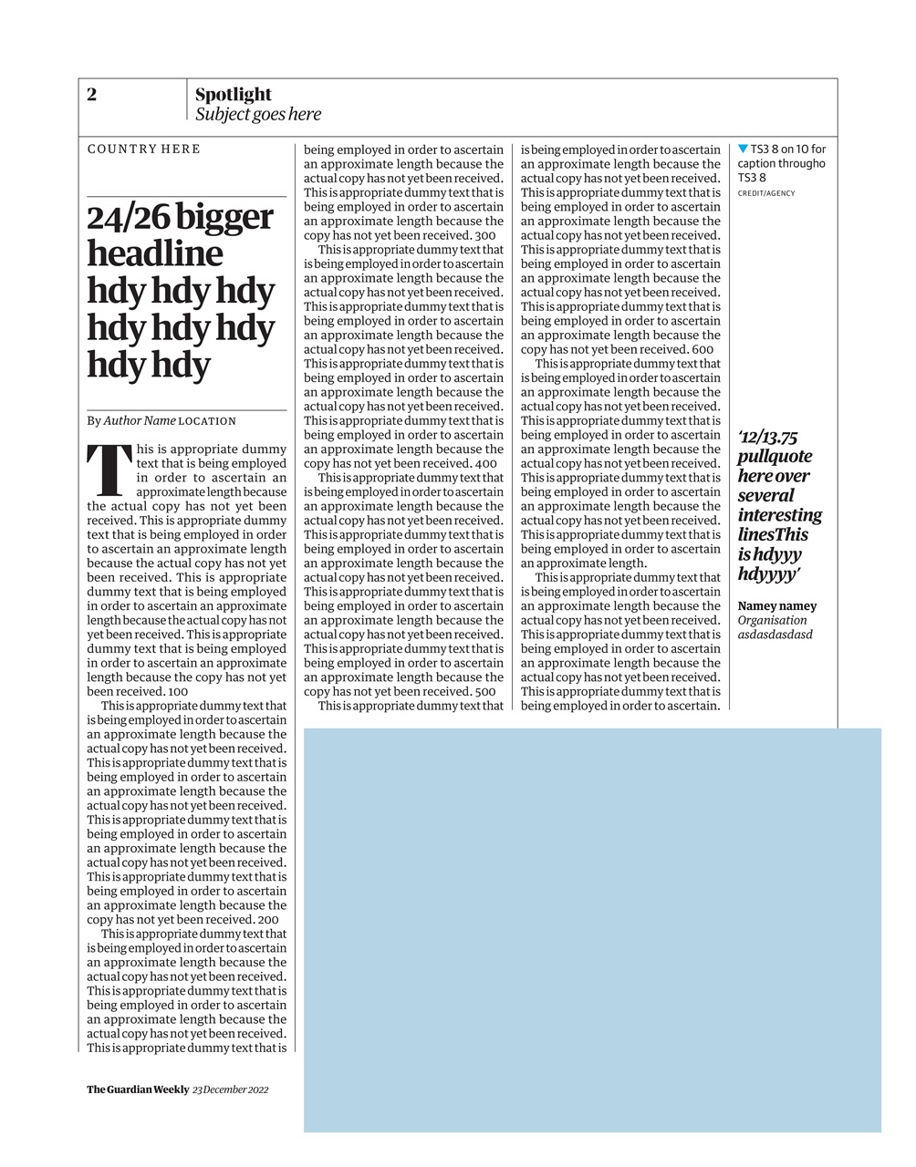 The Guardian Newspaper Preview Pages