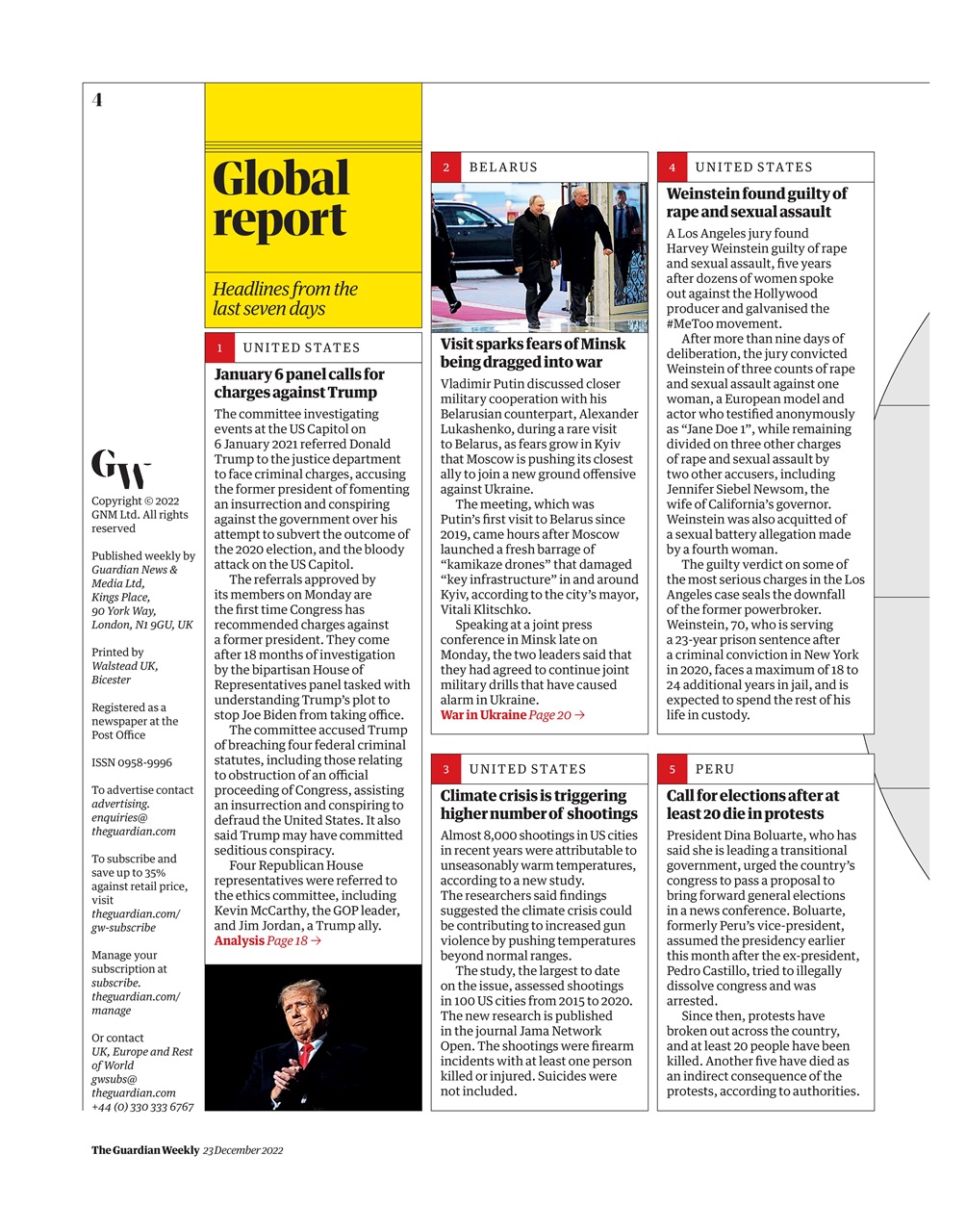 The Guardian Newspaper Preview Pages