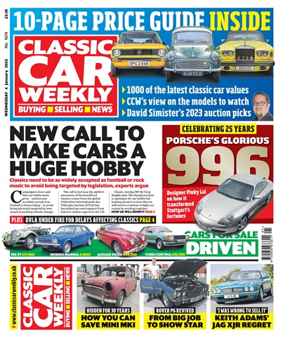 Classic Car Weekly issue 4-Jan-2023