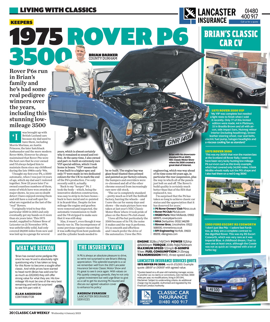 Classic Car Weekly Preview Pages