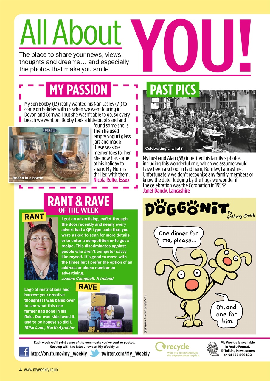 My Weekly Preview Pages