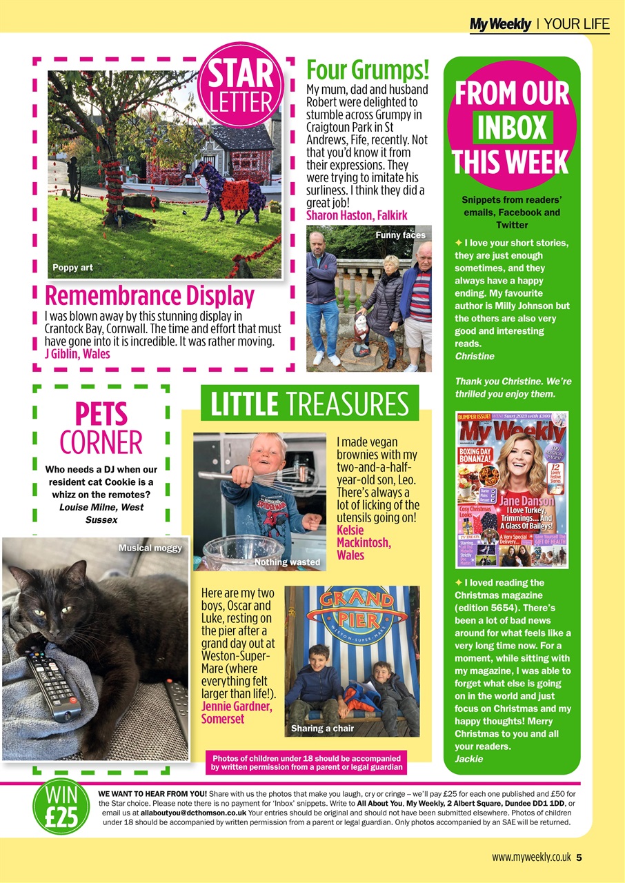 My Weekly Preview Pages