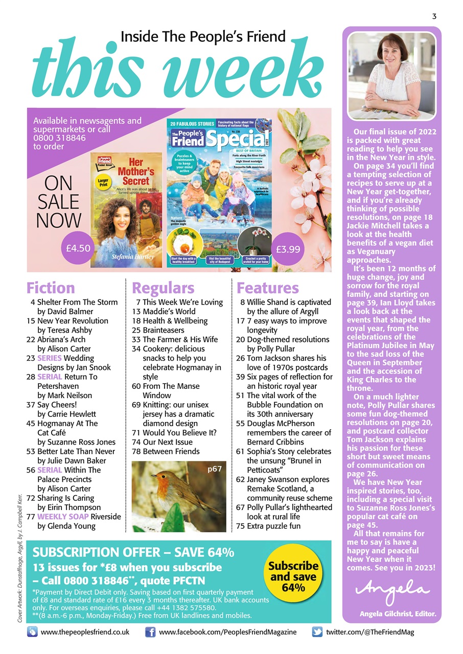 The People’s Friend Preview Pages