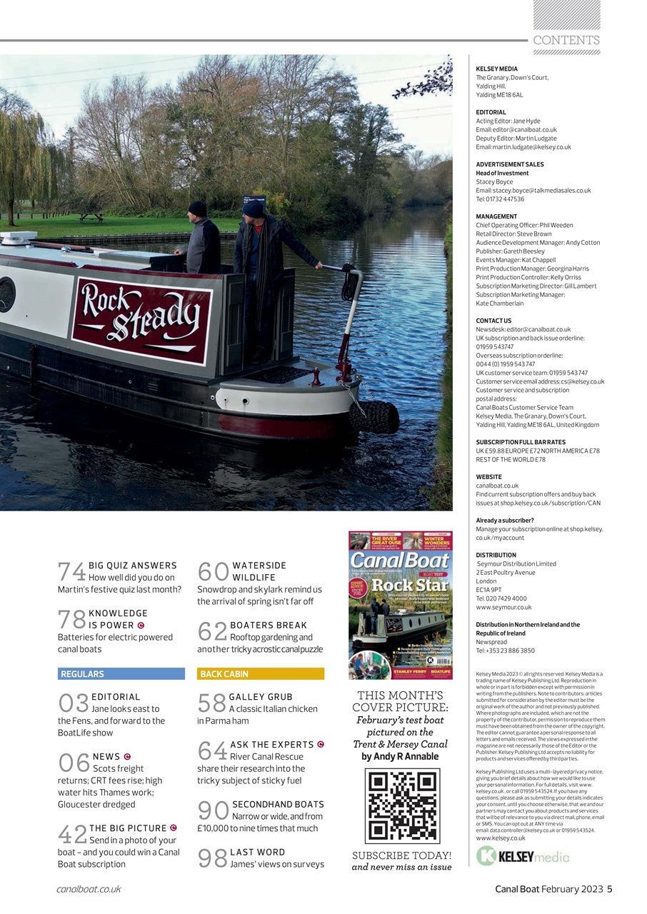 Canal Boat Preview Pages